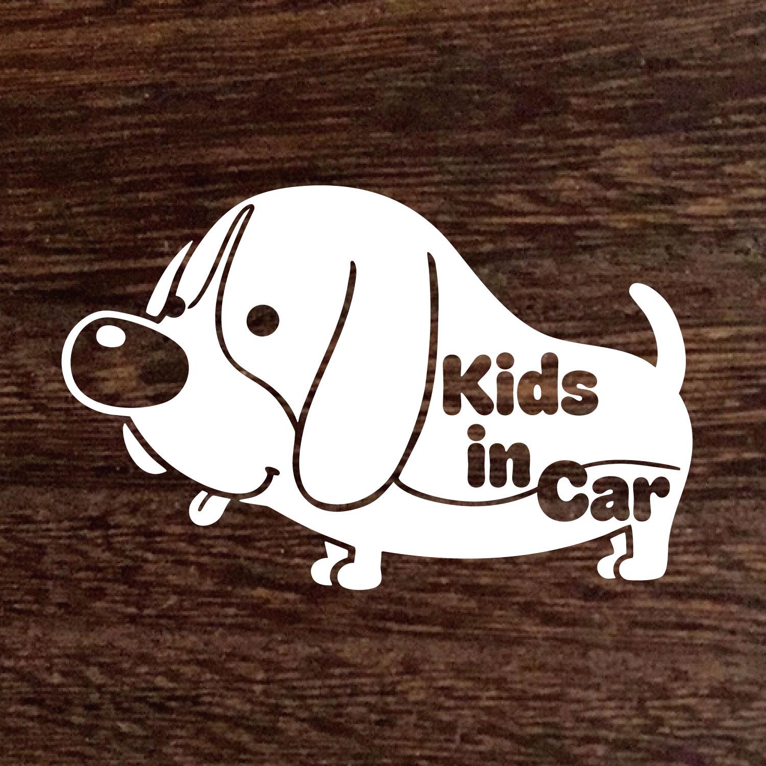 New送料無料★ビーグル Baby in car ベイビーインカー ステッカー★Dog★シール★車に | 4枚目