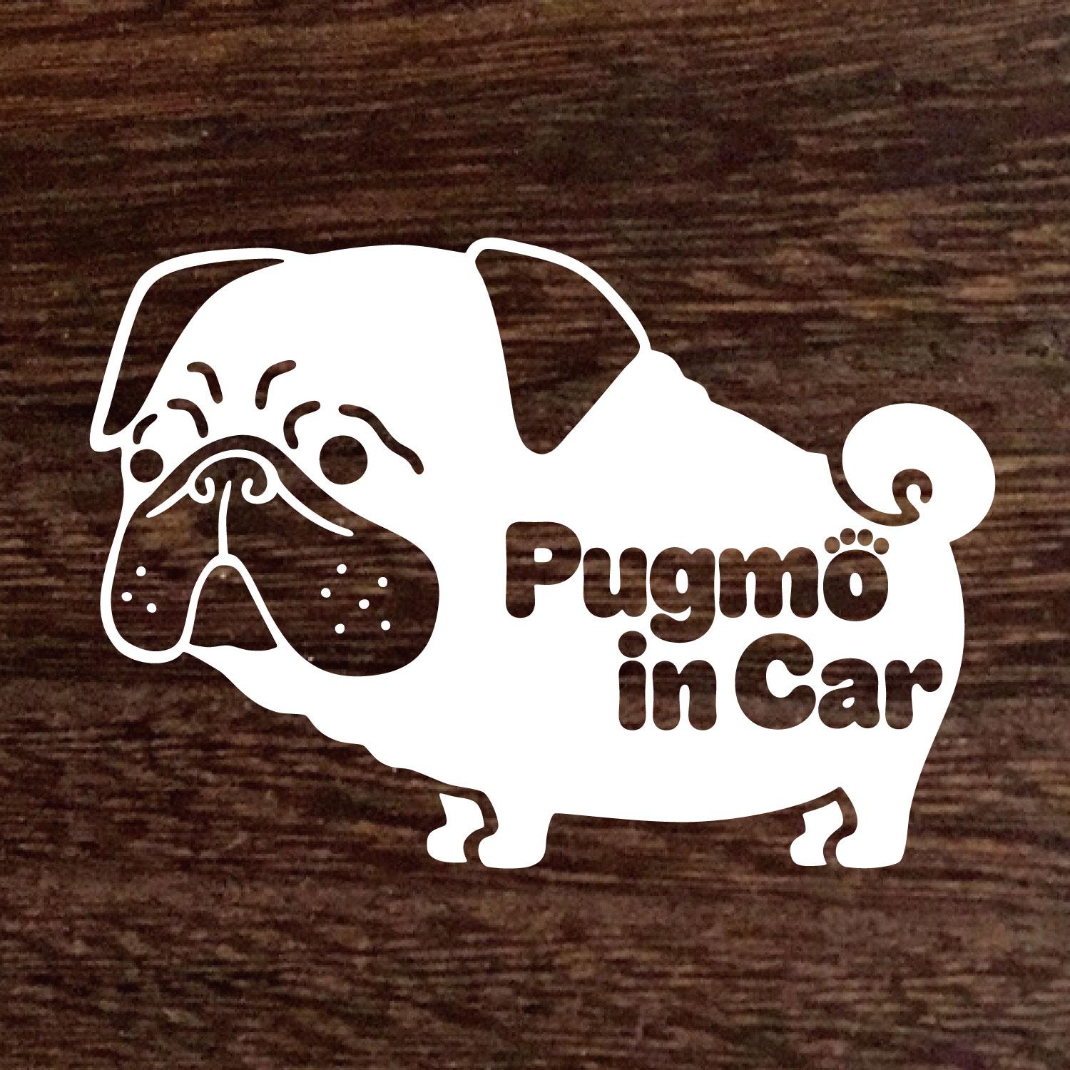 New送料無料★パグ Baby in car ベイビーインカー ステッカー★Dog★シール★車に | 6枚目